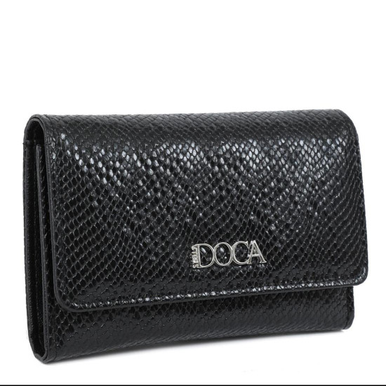 DOCA® ΓΥΝΑΙΚΕΙΟ ΠΟΡΤΟΦΟΛΙ 67684-BLACK DOCA® ΓΥΝΑΙΚΕΙΟ ΠΟΡΤΟΦΟΛΙ 67684-BLACK