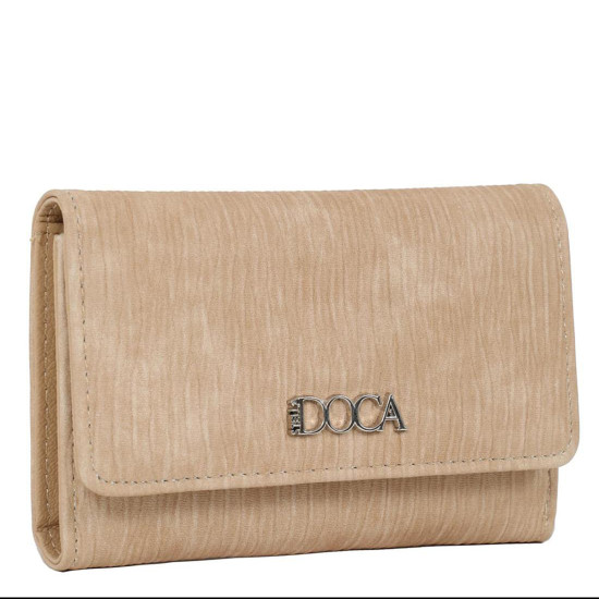 DOCA® ΓΥΝΑΙΚΕΙΟ ΠΟΡΤΟΦΟΛΙ 67727-BEIGE DOCA® ΓΥΝΑΙΚΕΙΟ ΠΟΡΤΟΦΟΛΙ 67727-BEIGE