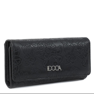 DOCA® ΓΥΝΑΙΚΕΙΟ ΠΟΡΤΟΦΟΛΙ 67728-BLACK