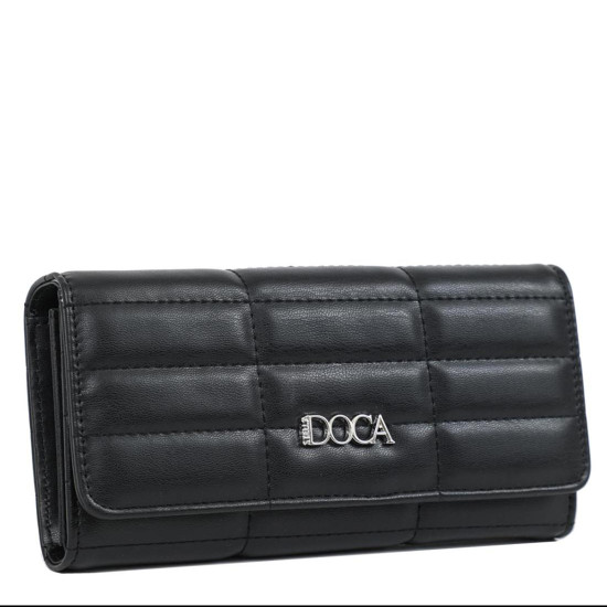 DOCA® ΓΥΝΑΙΚΕΙΟ ΠΟΡΤΟΦΟΛΙ 67782-BLACK DOCA® ΓΥΝΑΙΚΕΙΟ ΠΟΡΤΟΦΟΛΙ 67782-BLACK