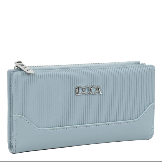 DOCA® ΓΥΝΑΙΚΕΙΟ ΠΟΡΤΟΦΟΛΙ 67796-LT.BLUE DOCA® ΓΥΝΑΙΚΕΙΟ ΠΟΡΤΟΦΟΛΙ 67796-LT.BLUE