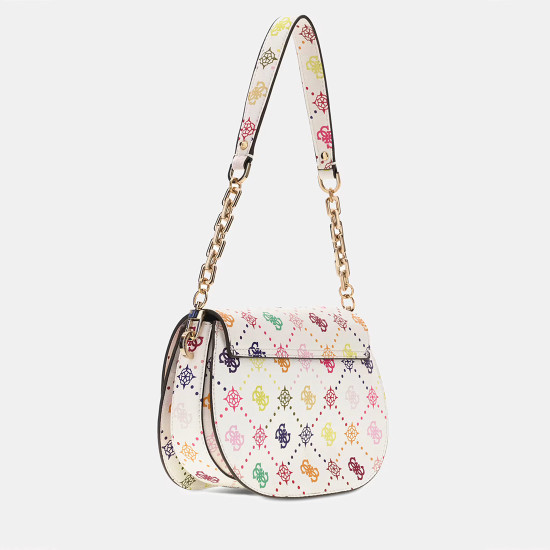 GUESS® ΤΣΑΝΤΑ ΓΥΝΑΙΚΕΙΑ EMELIE LOGO FLAP SHOULDER BAG HWGM9928200-MUO GUESS® ΤΣΑΝΤΑ ΓΥΝΑΙΚΕΙΑ EMELIE LOGO FLAP SHOULDER BAG HWGM9928200-MUO