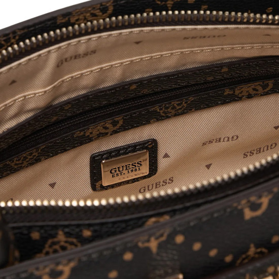 GUESS® ΤΣΑΝΤΑ ΓΥΝΑΙΚΕΙΑ CARRIE LOGO GRLFND SHLDR STCHL HWGP9898080-ESL