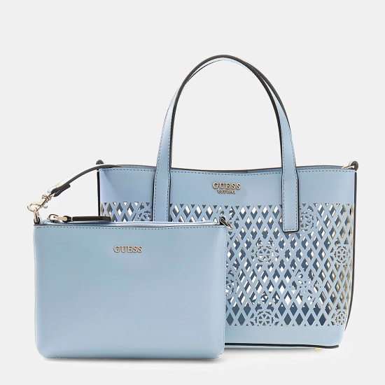 GUESS® ΤΣΑΝΤΑ ΓΥΝΑΙΚΕΙΑ LETTY 2 IN 1 MINI TOTE HWPG9911750-AQU