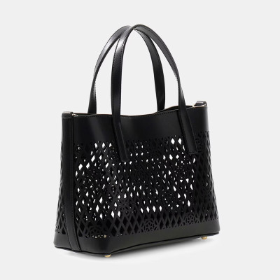 GUESS® ΤΣΑΝΤΑ ΓΥΝΑΙΚΕΙΑ LETTY 2 IN 1 MINI TOTE HWPG9911750-BLA
