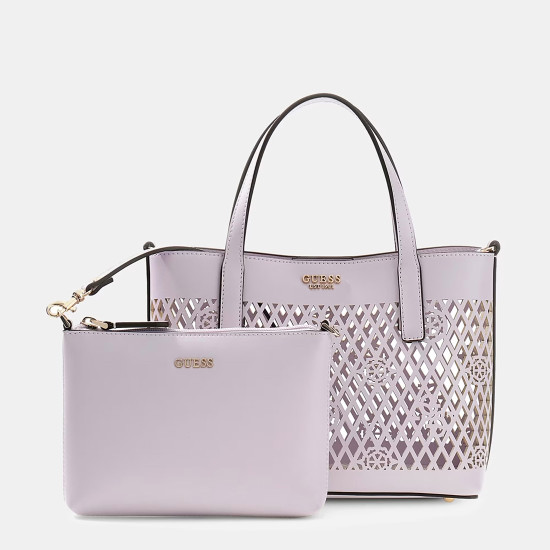 GUESS® ΤΣΑΝΤΑ ΓΥΝΑΙΚΕΙΑ LETTY 2 IN 1 MINI TOTE HWPG9911750-LIL GUESS® ΤΣΑΝΤΑ ΓΥΝΑΙΚΕΙΑ LETTY 2 IN 1 MINI TOTE HWPG9911750-LIL
