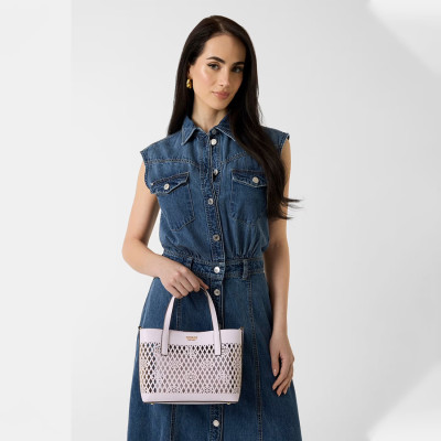 GUESS® ΤΣΑΝΤΑ ΓΥΝΑΙΚΕΙΑ LETTY 2 IN 1 MINI TOTE HWPG9911750-LIL