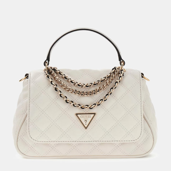 GUESS® ΤΣΑΝΤΑ ΓΥΝΑΙΚΕΙΑ GIULLY II TOP HANDLE FLAP HWQG9673190-BON GUESS® ΤΣΑΝΤΑ ΓΥΝΑΙΚΕΙΑ GIULLY II TOP HANDLE FLAP HWQG9673190-BON