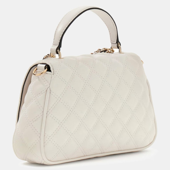 GUESS® ΤΣΑΝΤΑ ΓΥΝΑΙΚΕΙΑ GIULLY II TOP HANDLE FLAP HWQG9673190-BON GUESS® ΤΣΑΝΤΑ ΓΥΝΑΙΚΕΙΑ GIULLY II TOP HANDLE FLAP HWQG9673190-BON