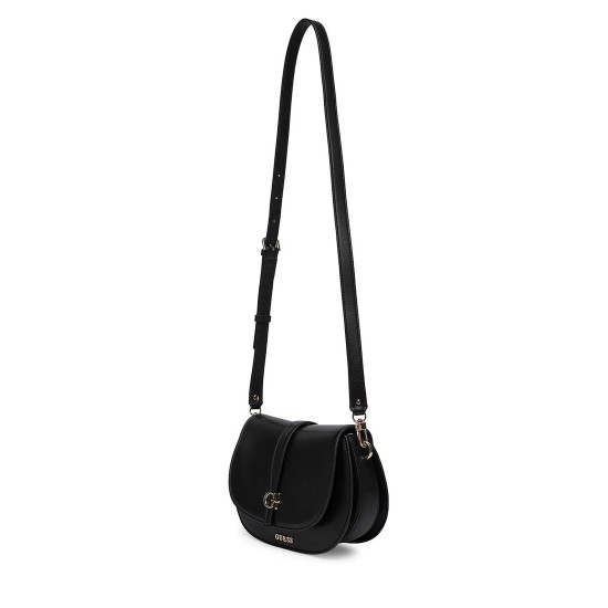 GUESS® ΤΣΑΝΤΑ ΓΥΝΑΙΚΕΙΑ CARRIE FLAP SHOULDER BAG HWVG9896200-BLA GUESS® ΤΣΑΝΤΑ ΓΥΝΑΙΚΕΙΑ CARRIE FLAP SHOULDER BAG HWVG9896200-BLA