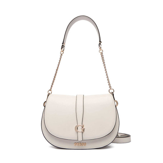 GUESS® ΤΣΑΝΤΑ ΓΥΝΑΙΚΕΙΑ CARRIE FLAP SHOULDER BAG HWVG9896200-STO GUESS® ΤΣΑΝΤΑ ΓΥΝΑΙΚΕΙΑ CARRIE FLAP SHOULDER BAG HWVG9896200-STO