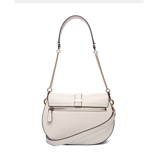 GUESS® ΤΣΑΝΤΑ ΓΥΝΑΙΚΕΙΑ CARRIE FLAP SHOULDER BAG HWVG9896200-STO GUESS® ΤΣΑΝΤΑ ΓΥΝΑΙΚΕΙΑ CARRIE FLAP SHOULDER BAG HWVG9896200-STO