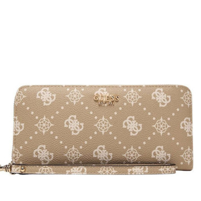 GUESS® ΠΟΡΤΟΦΟΛΙ ΓΥΝΑΙΚΕΙΟ CARRIE LOGO SLG LRG ZIP AROUND SWGP9898146-BSG