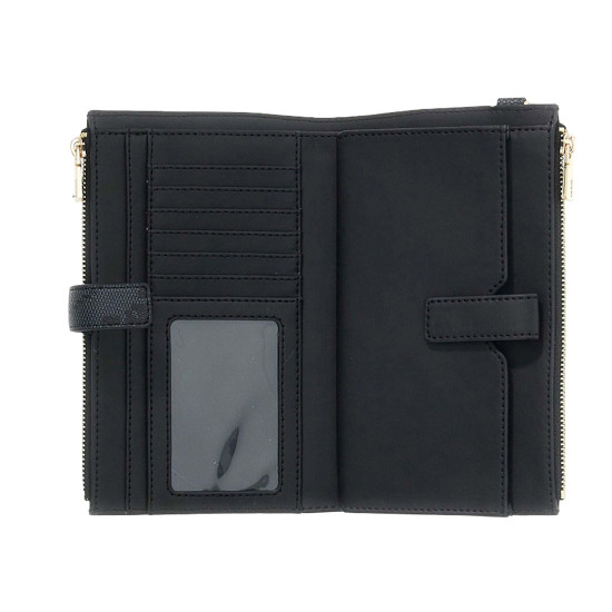 GUESS® ΠΟΡΤΟΦΟΛΙ ΓΥΝΑΙΚΕΙΟ LAUREL II SLG DBL ZIP ORGNZR SWSO7459157-CLO