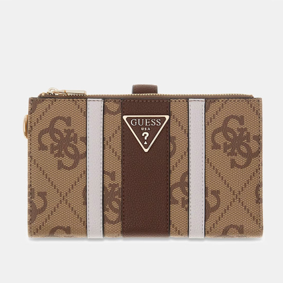 GUESS® ΠΟΡΤΟΦΟΛΙ ΓΥΝΑΙΚΕΙΟ LAUREL II SLG DBL ZIP ORGNZR SWSS7459157-LGW