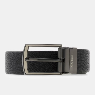 GUESS® ΖΩΝΗ ΑΝΔΡΙΚΗ ADJ & REV H35 BM7823P5335-BLA-large