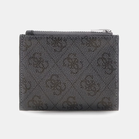 GUESS® ΠΟΡΤΟΦΟΛΙ ΑΝΔΡΙΚΟ MILANO BIFOLD TOP ZIP SMMASLLEA03-BLA
