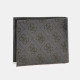 GUESS® ΠΟΡΤΟΦΟΛΙ ΑΝΔΡΙΚΟ MILANO BLLFLD W COIN POCKET SMVELELEA20-BLA