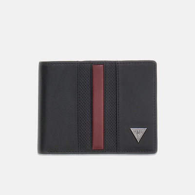 GUESS® ΠΟΡΤΟΦΟΛΙ ΑΝΔΡΙΚΟ TORINO BIFOLD M SMTOCSLEA20-BLA