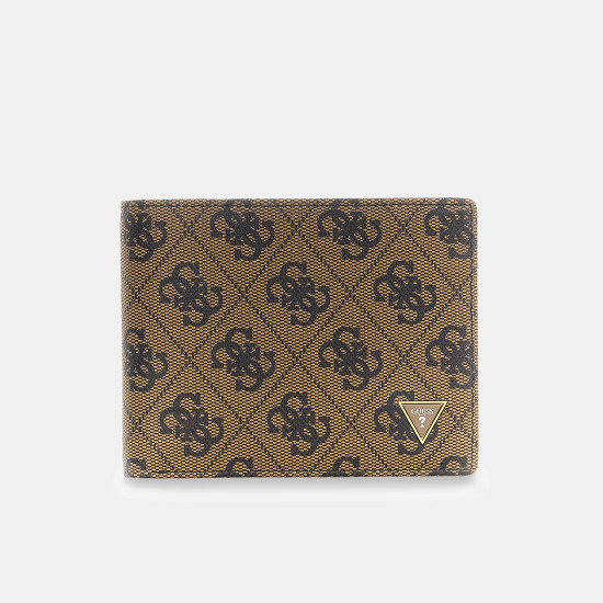 GUESS® ΠΟΡΤΟΦΟΛΙ ΑΝΔΡΙΚΟ MILANO BLLFLD W COIN POCKET SMVELELEA20-COF