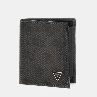 GUESS® ΠΟΡΤΟΦΟΛΙ ΑΝΔΡΙΚΟ MILANO BIFOLD S SMVELELEA22-BLA