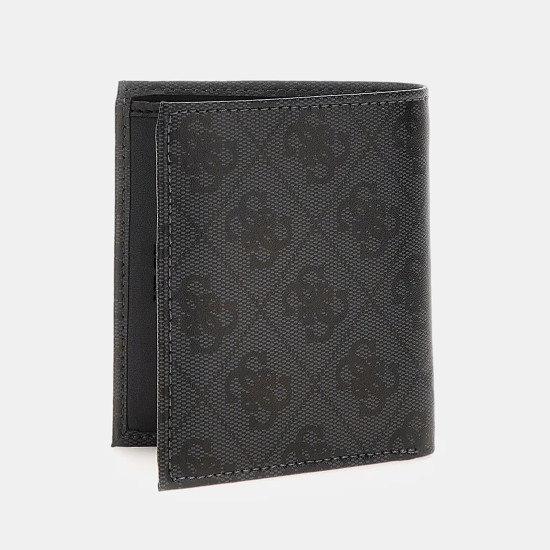 GUESS® ΠΟΡΤΟΦΟΛΙ ΑΝΔΡΙΚΟ MILANO BIFOLD S SMVELELEA22-BLA