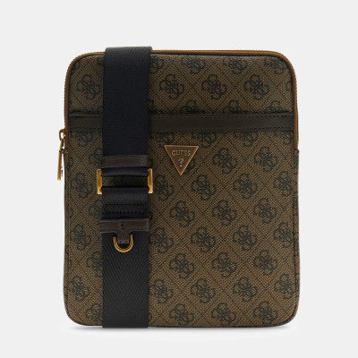 GUESS® ΤΣΑΝΤΑ ΑΝΔΡΙΚΗ MILANO CROSSBODY FLAT HMEVZLP2223-COF