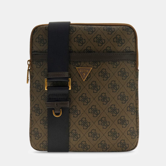 GUESS® ΤΣΑΝΤΑ ΑΝΔΡΙΚΗ MILANO CROSSBODY FLAT HMEVZLP2223-COF