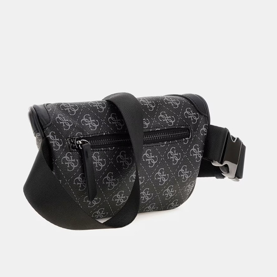 GUESS® ΤΣΑΝΤΑ ΑΝΔΡΙΚΗ MILANO BUMBAG M HMEVZLP3231-DAB