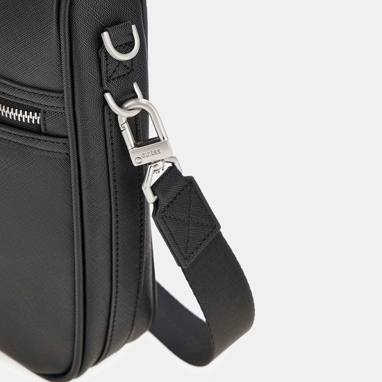 GUESS® ΤΣΑΝΤΑ ΑΝΔΡΙΚΗ MILANO CROSSBODY 2 HMMISAP5417-BLA
