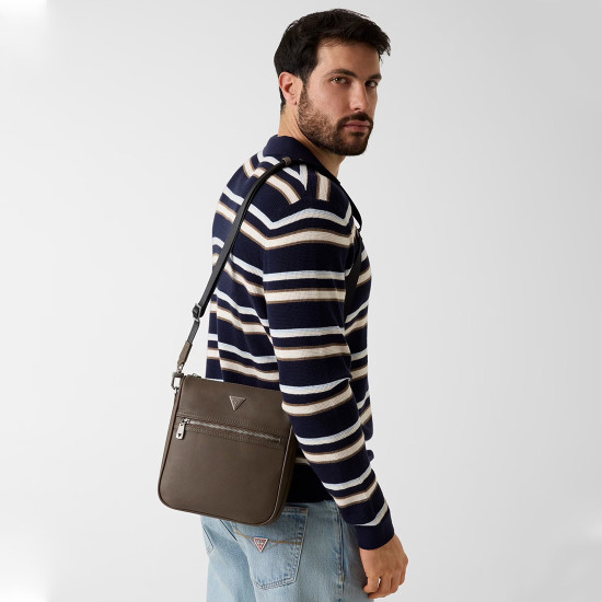 GUESS® ΤΣΑΝΤΑ ΑΝΔΡΙΚΗ MILANO CROSSBODY 2 HMMISAP5417-BSW