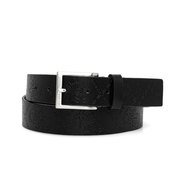 GUESS® ΖΩΝΗ ΑΝΔΡΙΚΗ BOSTON NOT ADJ BELT H35 BM7851P5435-BLA