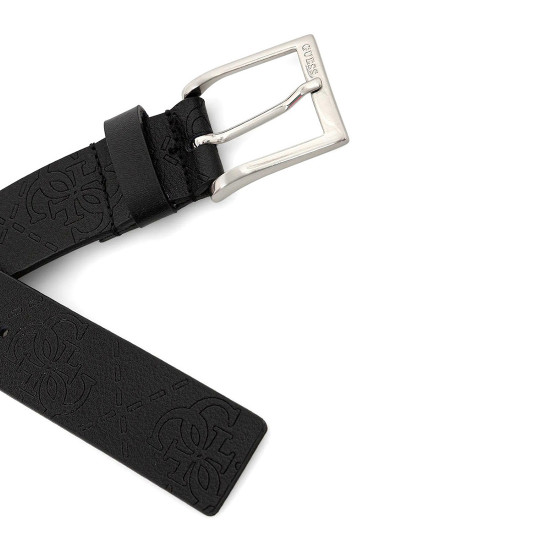GUESS® ΖΩΝΗ ΑΝΔΡΙΚΗ BOSTON NOT ADJ BELT H35 BM7851P5435-BLA-large