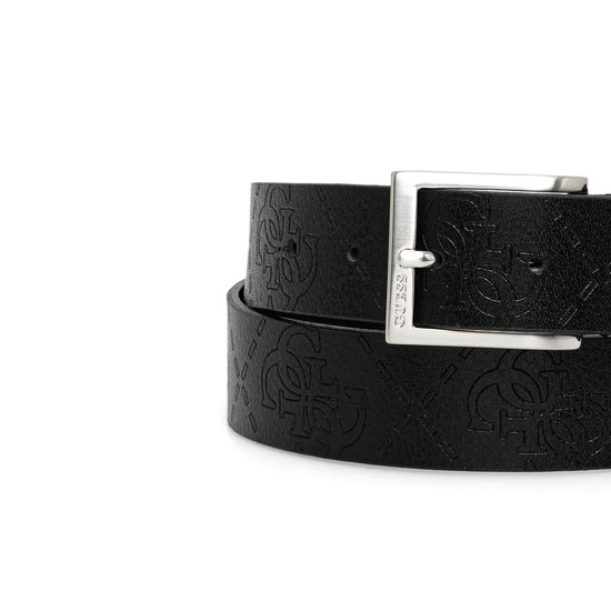 GUESS® ΖΩΝΗ ΑΝΔΡΙΚΗ BOSTON NOT ADJ BELT H35 BM7851P5435-BLA-large