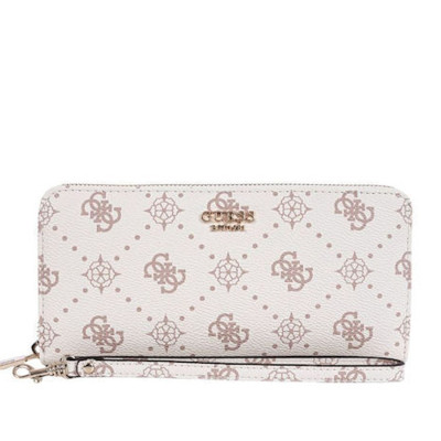 GUESS® ΠΟΡΤΟΦΟΛΙ ΓΥΝΑΙΚΕΙΟ CARRIE LOGO SLG LRG ZIP AROUND SWGP9898146-VNO