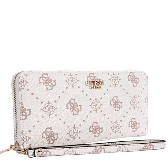 GUESS® ΠΟΡΤΟΦΟΛΙ ΓΥΝΑΙΚΕΙΟ CARRIE LOGO SLG LRG ZIP AROUND SWGP9898146-VNO