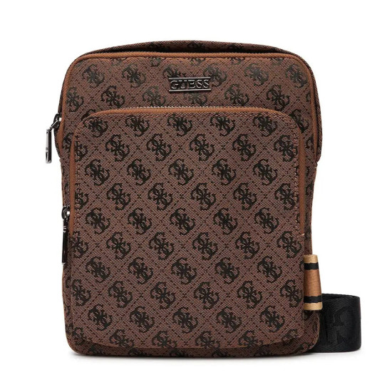 GUESS® ΤΣΑΝΤΑ ΑΝΔΡΙΚΗ BOSTON CROSSBODY FLAT HMBOSTP6123-COF