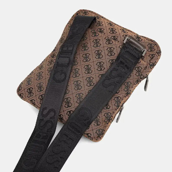 GUESS® ΤΣΑΝΤΑ ΑΝΔΡΙΚΗ BOSTON CROSSBODY FLAT HMBOSTP6123-COF
