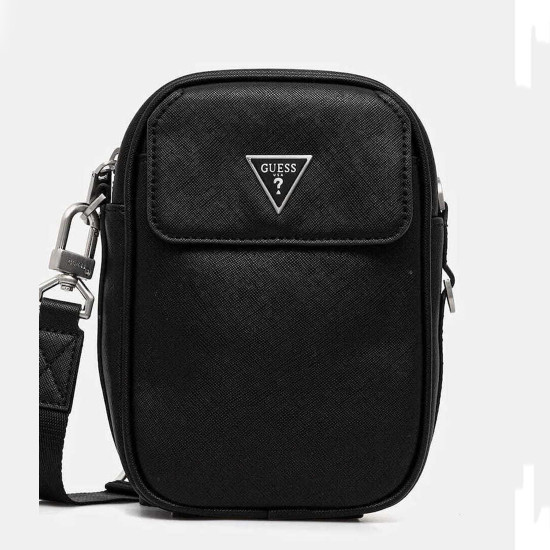 GUESS® ΤΣΑΝΤΑ ΑΝΔΡΙΚΗ MILANO CROSSBODY MICRO HMMISAP5425-BLA