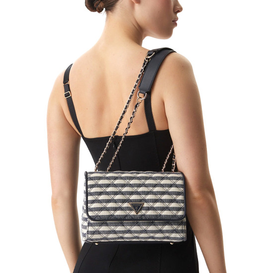 GUESS® ΤΣΑΝΤΑ ΓΥΝΑΙΚΕΙΑ GIULLY II 2 COMP CNVRTBLE FLAP HWAG9673200-NML GUESS® ΤΣΑΝΤΑ ΓΥΝΑΙΚΕΙΑ GIULLY II 2 COMP CNVRTBLE FLAP HWAG9673200-NML