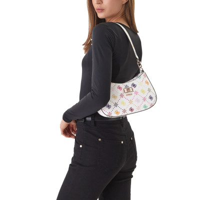GUESS® ΤΣΑΝΤΑ ΓΥΝΑΙΚΕΙΑ EMELIE LOGO TOP ZIP SHLDR BAG HWGM9928180-MUO