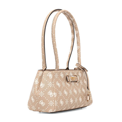 GUESS® ΤΣΑΝΤΑ ΓΥΝΑΙΚΕΙΑ CARRIE LOGO GRLFND SHLDR STCHL HWGP9898080-BSG