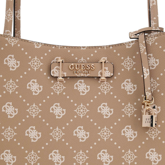 GUESS® ΤΣΑΝΤΑ ΓΥΝΑΙΚΕΙΑ CARRIE LOGO GRLFRND CARRYALL HWGP9898220-BSG