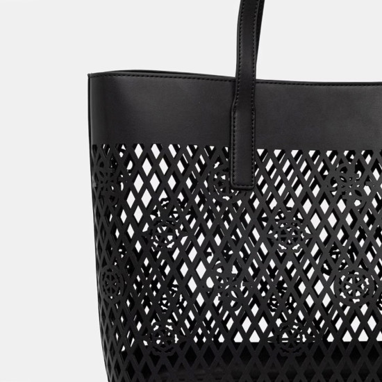 GUESS® ΤΣΑΝΤΑ ΓΥΝΑΙΚΕΙΑ LETTY 2 IN 1 TOTE HWPG9911240-BLA