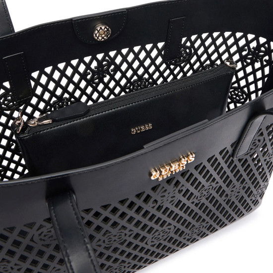 GUESS® ΤΣΑΝΤΑ ΓΥΝΑΙΚΕΙΑ LETTY 2 IN 1 TOTE HWPG9911240-BLA