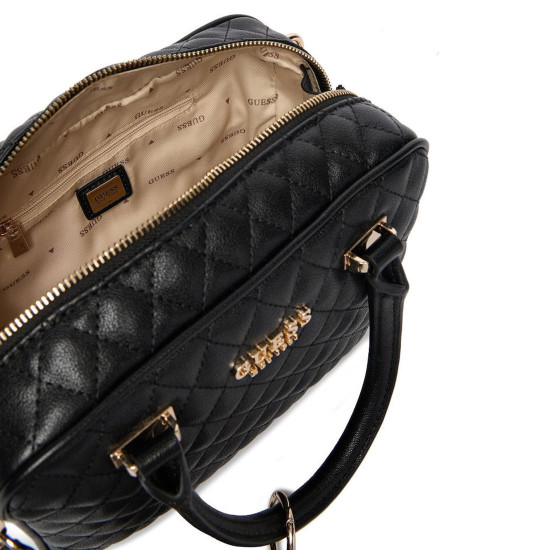 GUESS® ΤΣΑΝΤΑ ΓΥΝΑΙΚΕΙΑ ATABEY BOX SATCHEL HWQG9894050-BLA