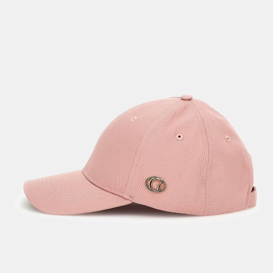 GUESS® ΚΑΠΕΛΟ ΓΥΝΑΙΚΕΙΟ PLAIN GABARDINE BASEBALL CAP AW5507COT01-PIN one size