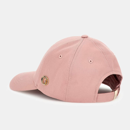 GUESS® ΚΑΠΕΛΟ ΓΥΝΑΙΚΕΙΟ PLAIN GABARDINE BASEBALL CAP AW5507COT01-PIN one size