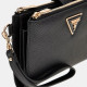 GUESS® ΠΟΡΤΟΦΟΛΙ ΓΥΝΑΙΚΕΙΟ LAUREL II SLG DBL ZIP ORGNZR SWZG7459157-BLA