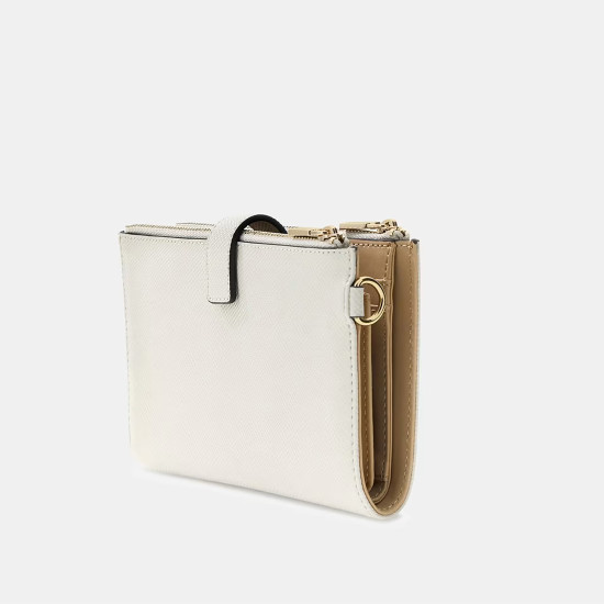 GUESS® ΠΟΡΤΟΦΟΛΙ ΓΥΝΑΙΚΕΙΟ LAUREL II SLG DBL ZIP ORGNZR SWZG7459157-BON